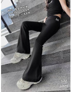 B09 чорн. Лосини Фліс  дівчинка 110-140 по 4