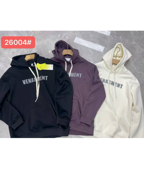 26004 молоко. Худі доросле ФЛІС XL-4XL по 4