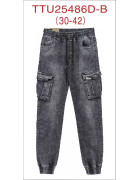TTU25486D-B сір. Джинси чоловічі 30-42 по 5