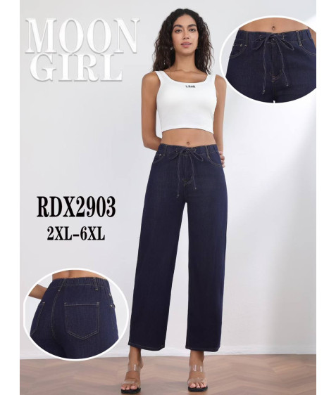 RDX2903 т.син Джинси жіночі 2XL-6XL по 5