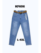 KF606 син Джинси жіночі L-4XL по 5