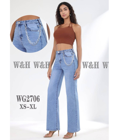 WG2706 син. Джинси жіночі XS-XL по 5