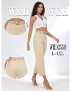 WRD2558 беж. Джинси жіночі L-4XL по 5