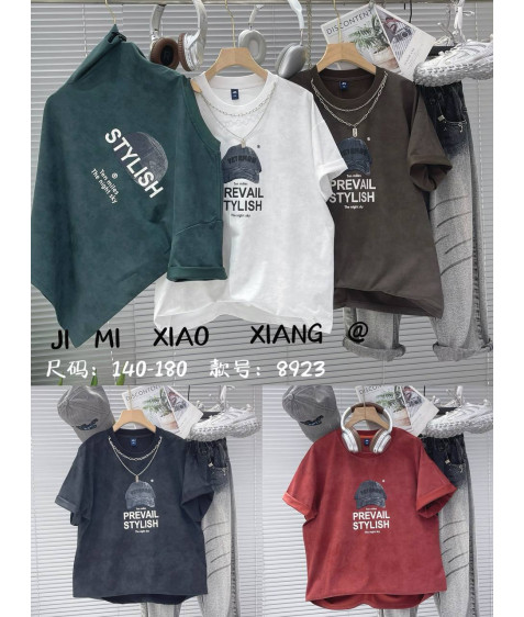 8923 біл Футболка дитяча 140-180 по 5