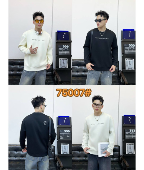 75007 чорн. Світшот чоловічий ФЛІС ХL-4XL по 4