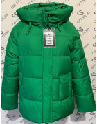 5803#55 зелен. Куртка жіноча 42-52 по 6