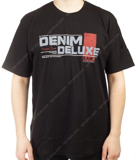 1998 чорний Футболка чол 3XL-6XL по 4шт