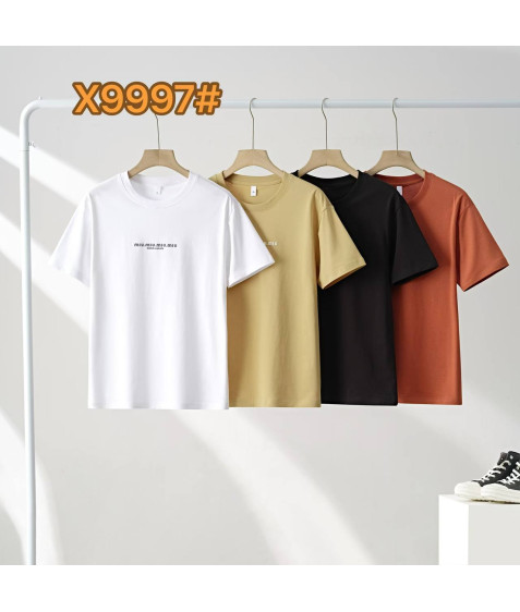 X9997 біл. Футболка чоловіча 48-56 по 5