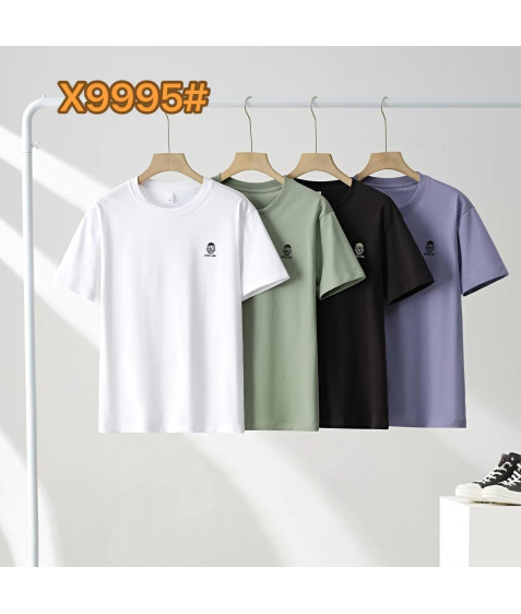 X9995 бузок Футболка чоловіча 48-56 по 5