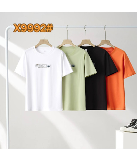 X9992 біл. Футболка чоловіча 48-56 по 5