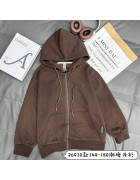 26910# коричн. Зіп-худі дитяче 140-180 по 5