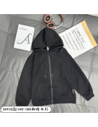 26910# чорн. Зіп-худі дитяче 140-180 по 5