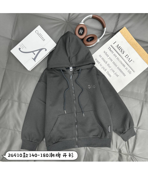 26910# т.сір. Зіп-худі дитяче 140-180 по 5