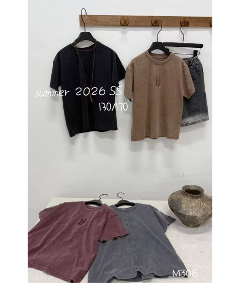 306 бордо Футболка дитяча 130-170 по 5