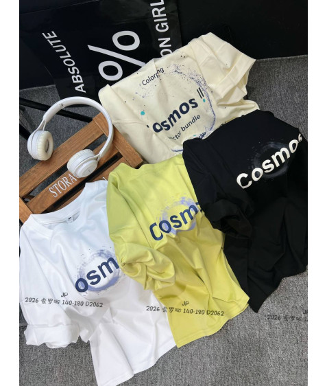 D2062 крем Футболка дитяча 140-180 по 5