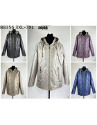 B8356-70 беж Куртка жіноча 3XL-7XL по 5