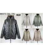 B8373-11 зелен.Куртка жіноча 3XL-7XL по 5