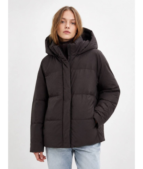 M25-455#1404 шоколад Куртка жіноча OVERSIZE 44-46-48 по 3