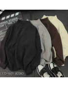 82083 сір. Реглан Half-zip плюш дитячий 120-160 по 5