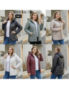 B8516-1 чорн Куртка жіноча 3XL-7XL по 5