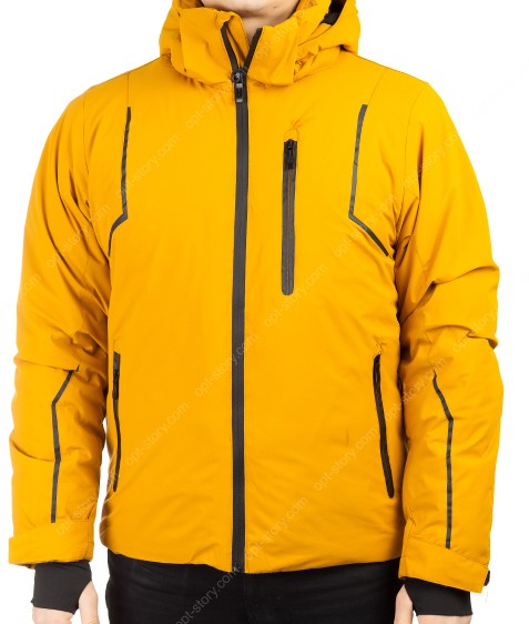 6562 желтый Куртка лыжная муж. S-2XL по 5шт