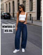 KW581-3 син. Джинси жіночі XS-XL по 5
