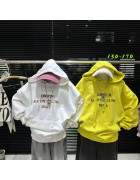 XZ5915 жовте. Худі дитяче  130-170 по 5