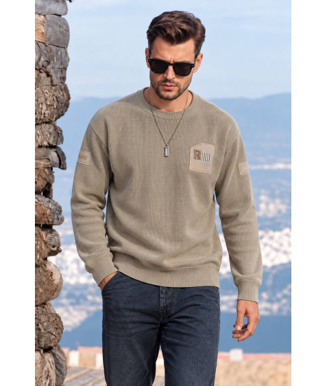 203 олива Світшот чоловічий ФЛІС ХL-4XL по 4