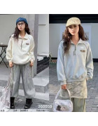 26098 сір Світшот дитячий HALF-ZIP 140-175 по 5