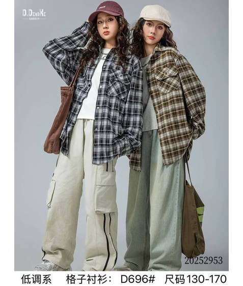 D696 беж. Сорочка дитяча 130-170 по 5