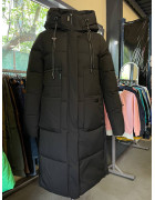 809#1 чорн.Куртка жіноча зима Calores S-3XL (95см)  по 6шт