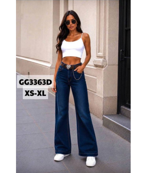 GG3363D т.син Джинси жіночі XS-XL по 5