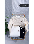 A15 чорн Світшот дорослий ФЛІС XL-4XL по 4