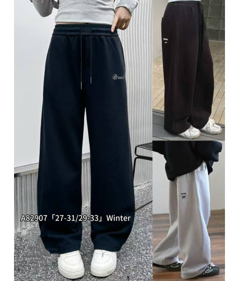 A82907 т.син. Сп. штани дитяча ФЛІС 29-33 по 5