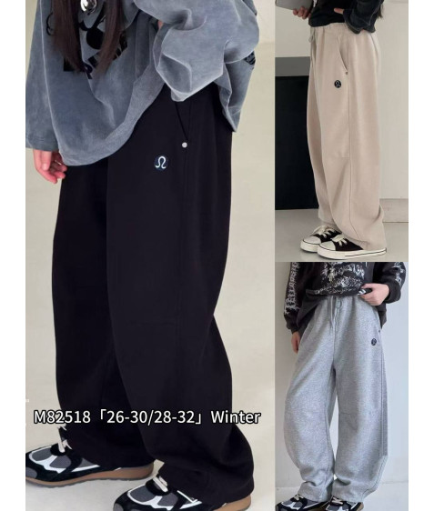 M82518 чорн. Сп. штани дитяча ФЛІС 26-30 по 5