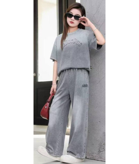 268027 сір. Костюм дитячий 120-160 по 5