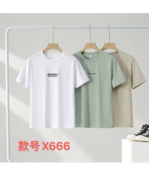 X666 мята Футболка чоловіча 48-56 по 5