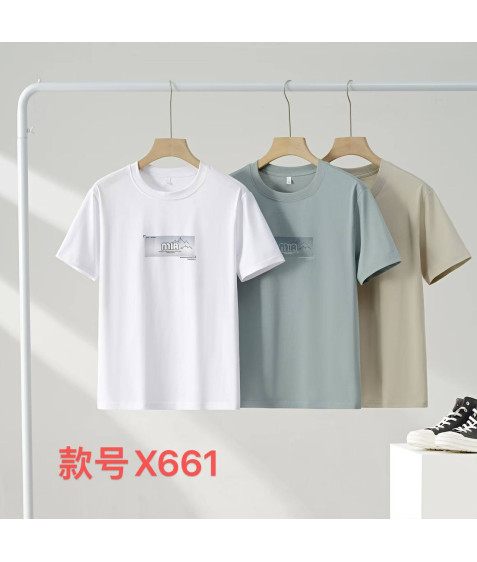 X661 біл. Футболка чоловіча 48-56 по 5