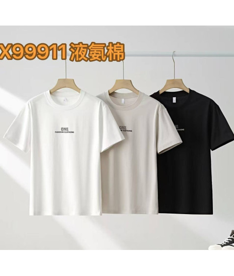 X99911 біл. Футболка чоловіча 48-56 по 5