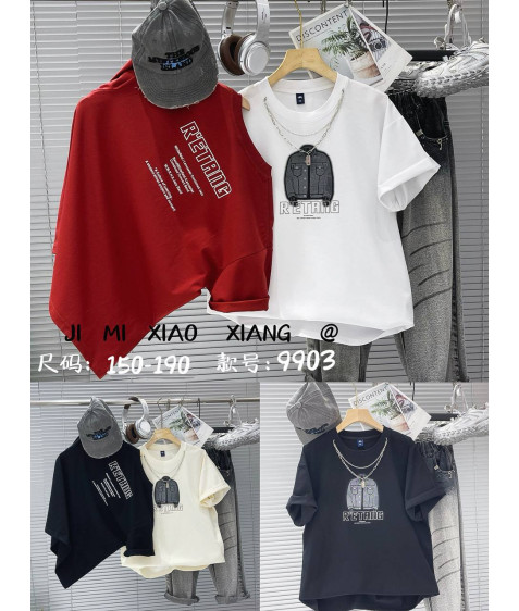 9903 біл Футболка дитяча 150-190 по 5