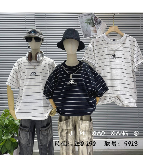 9913 біл Футболка дитяча 150-190 по 5