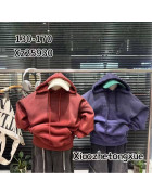 XZ25930 син Худі дитячий ФЛІС 130-170 по 5