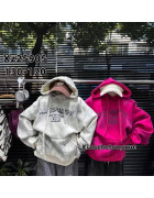 XZ25905 рожев Світшот дитячий ФЛІС 130-170 по 5