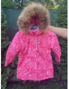 H26-023 рожевий Куртка дівчинка 104-128 по 5
