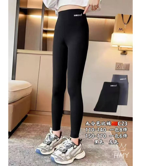 K23 сір Лосини Фліс дівчинка 110-140 по 4