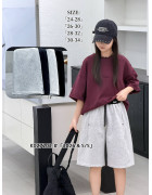 KD27202 сір. Шорти дитячі 26-30 по 5