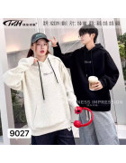 9027 чорн. Худі дитяче ФЛІС 140-180 по 5