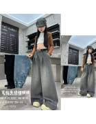 C25626 сір. Джинси дівчинка 26-30 по 5