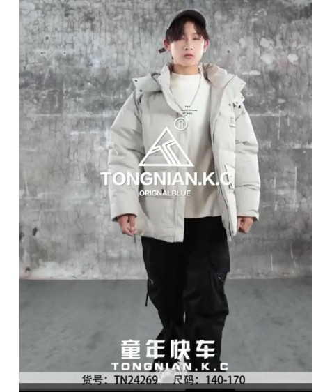 TN24269 біл. Куртка хлопчик 140-170 по 4