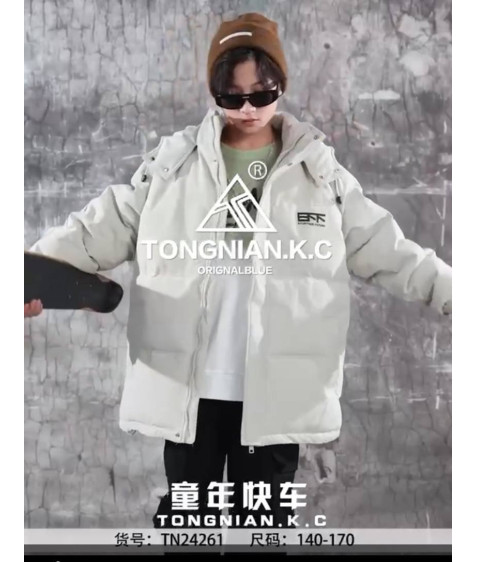 TN24261 біл. Куртка хлопчик 140-170 по 4
